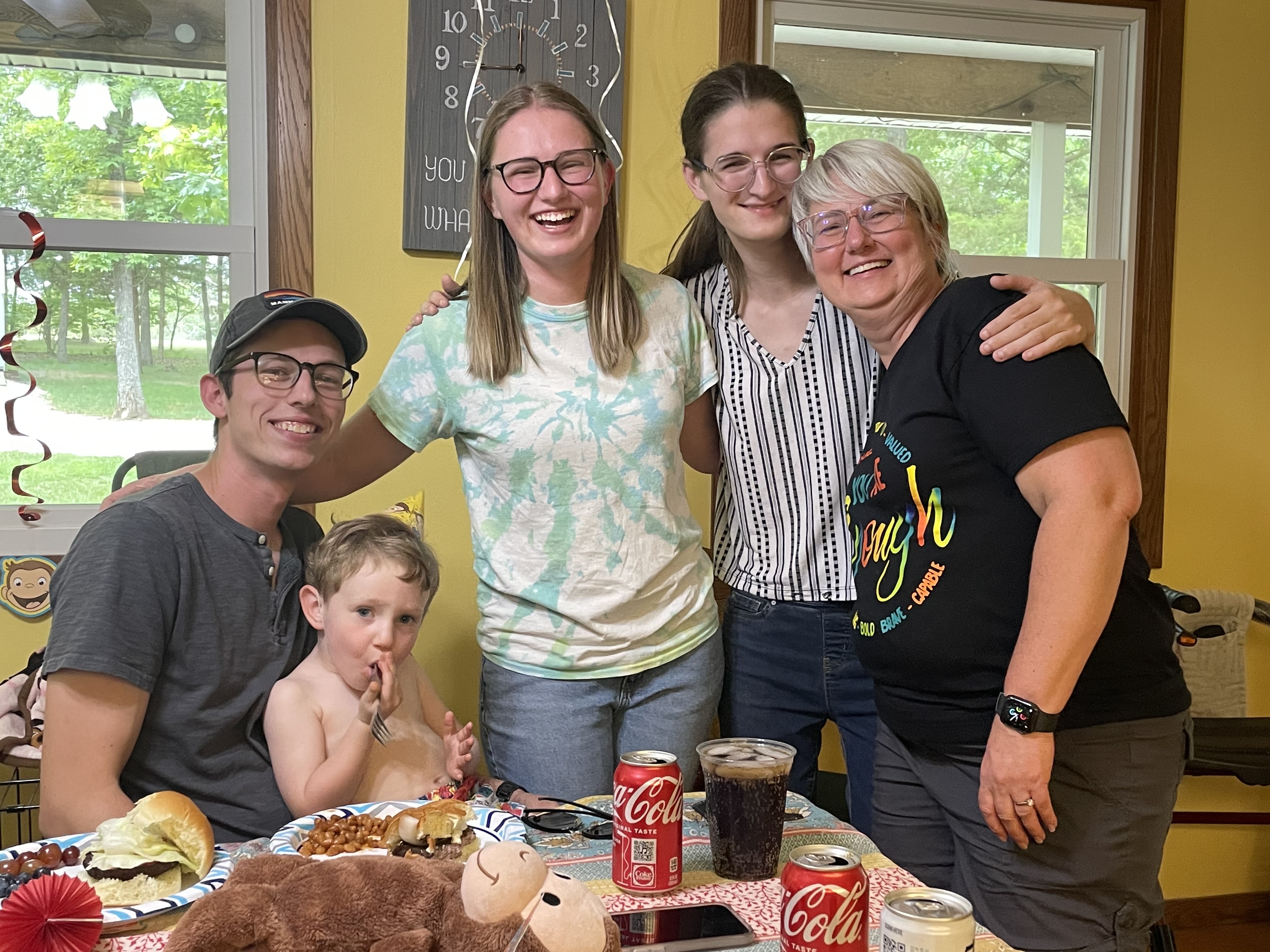 Celebrating my nephew's 3rd birthday